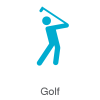 icon golf livret d'accueil numérique sur mobile